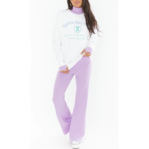 Show Me Your Mumu Stanley Sweatshirt Medium Apres Ski Club Oversized Crewneck - Picture 3 of 14